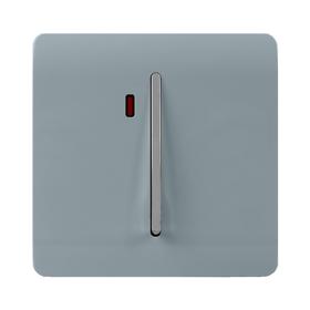 ART-WHS2CG  45 Amp Neon Insert Double Pole Switch Cool Grey